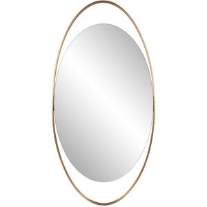 Nouvel 60 X 30 inch Antique Brass Mirror