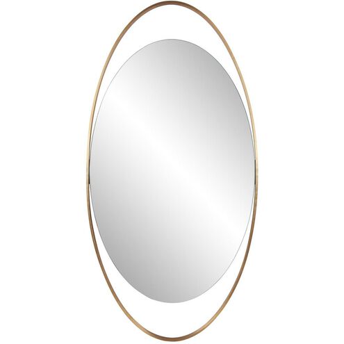 Nouvel 60 X 30 inch Antique Brass Mirror
