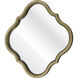 Calgary 24 X 24 inch Brass with Clear Wall Mirror