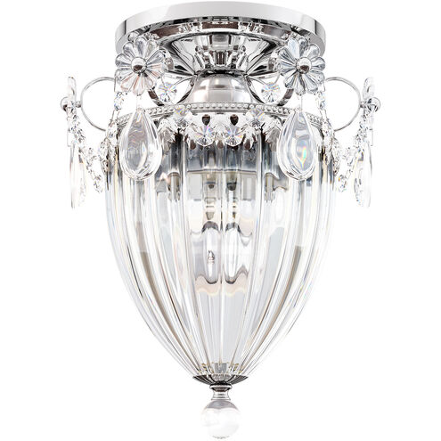 Bagatelle 1 Light 8 inch Polished Silver Semi-Flush Mount Ceiling Light in Heritage