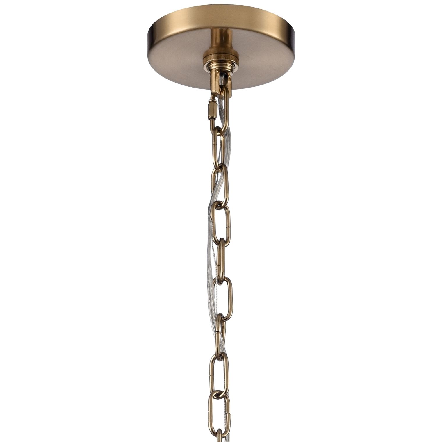 Cabana 4 Light 16 inch Lacquered Gold Chandelier Ceiling Light