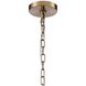 Cabana 4 Light 16 inch Lacquered Gold Chandelier Ceiling Light