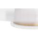 Vasili 1 Light 17.5 inch Clear Seedy Flush Mount Ceiling Light