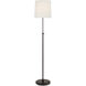 Thomas O'Brien Bryant 44 inch 150.00 watt Bronze Floor Lamp Portable Light in Linen