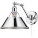 Orwell 1 Light 10 inch Chrome Articulating Wall Sconce Wall Light, Adjustable