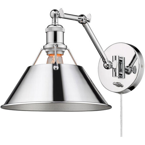 Orwell 1 Light 10 inch Chrome Articulating Wall Sconce Wall Light, Adjustable