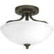 Laird 2 Light 13 inch Antique Bronze Semi-Flush Mount Convertible Ceiling Light