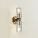 Rex 2 Light 4.75 inch Patina Brass Wall Sconce Wall Light