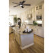 Tempo Hugger 52 inch Oiled Bronze with Walnut/Matte Black Blades Ceiling Fan