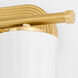 Belinder 2 Light 15 inch Aged Brass Vanity Light Wall Light