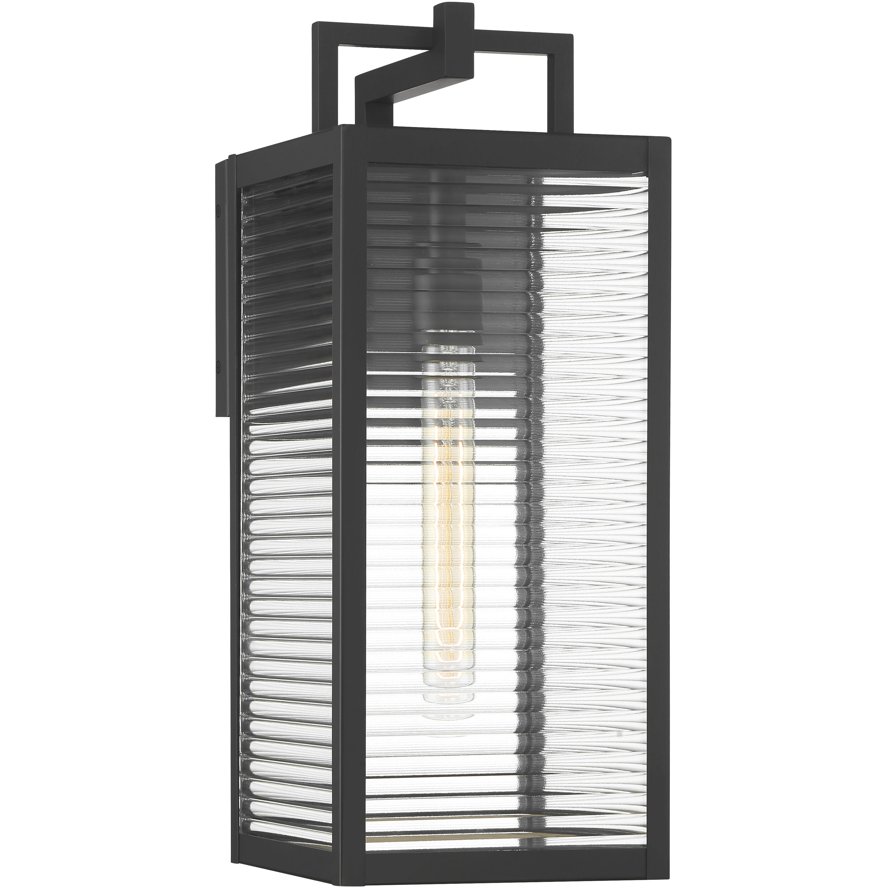 Edgewood 1 Light 19 inch Dark Matte Black Outdoor Wall Sconce