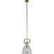 Canada 1 Light 10 inch Brass Single Pendant Lighting Ceiling Light