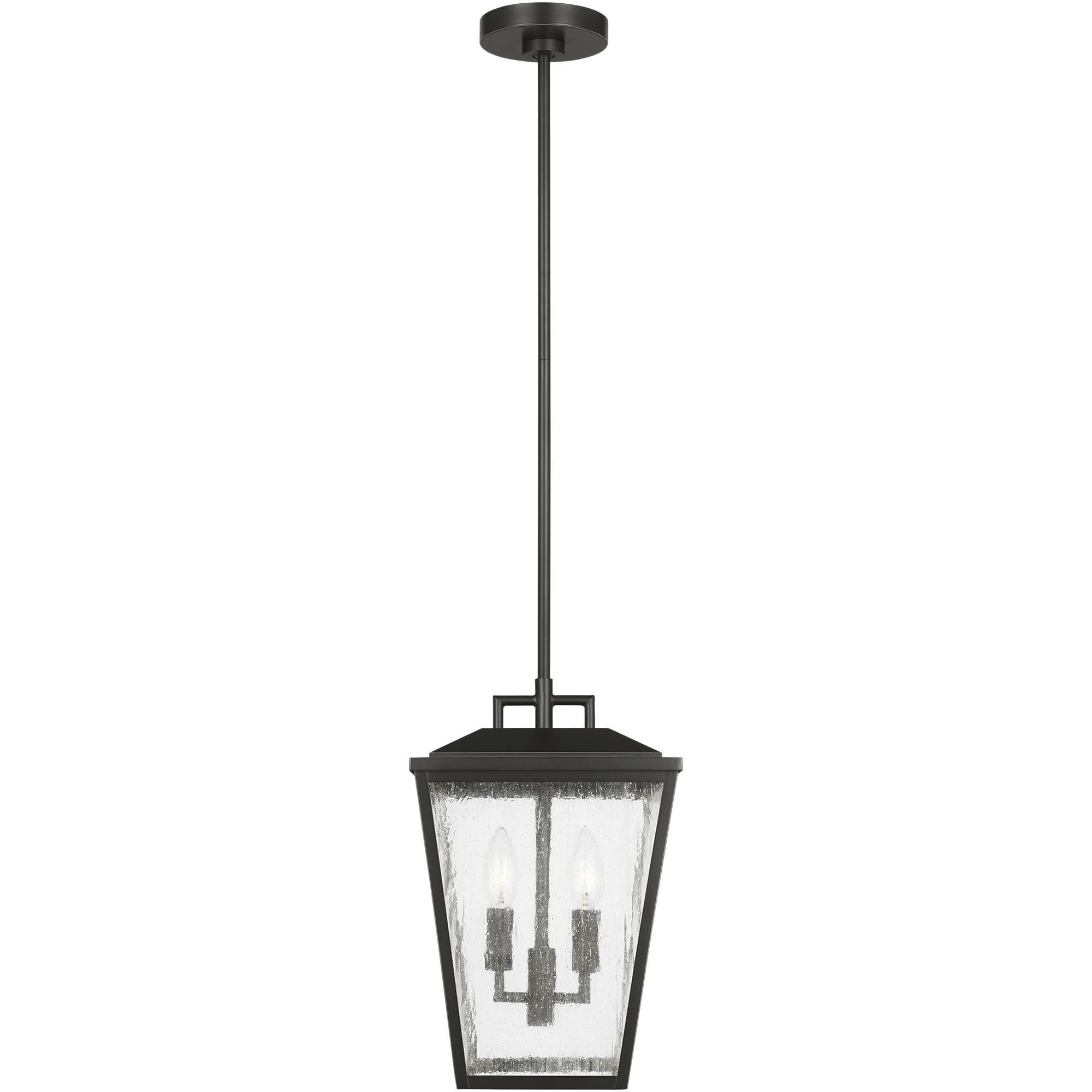 Drew & Jonathan Kennewick 2 Light 9 inch Antique Bronze Outdoor Pendant Lantern, Medium