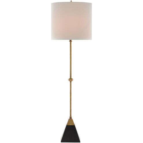 Recluse 35.5 inch 60 watt Vintage Brass/Black Table Lamp Portable Light