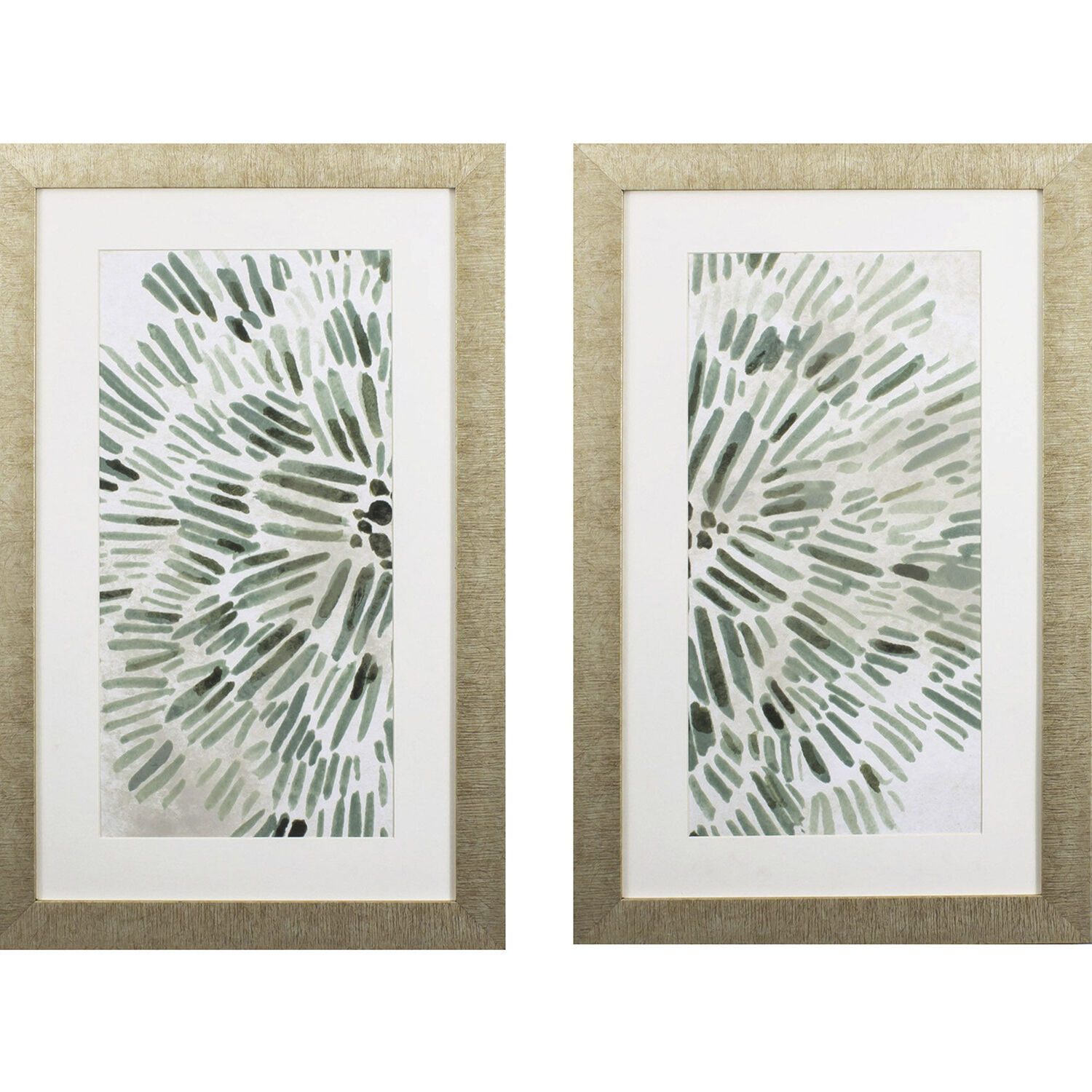 Florals Green Framed Art, Propac