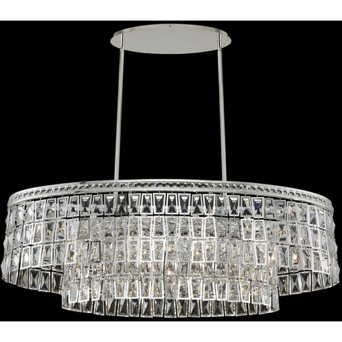 Kasturi 6 Light 42 inch Polished Silver Island Light Ceiling Light