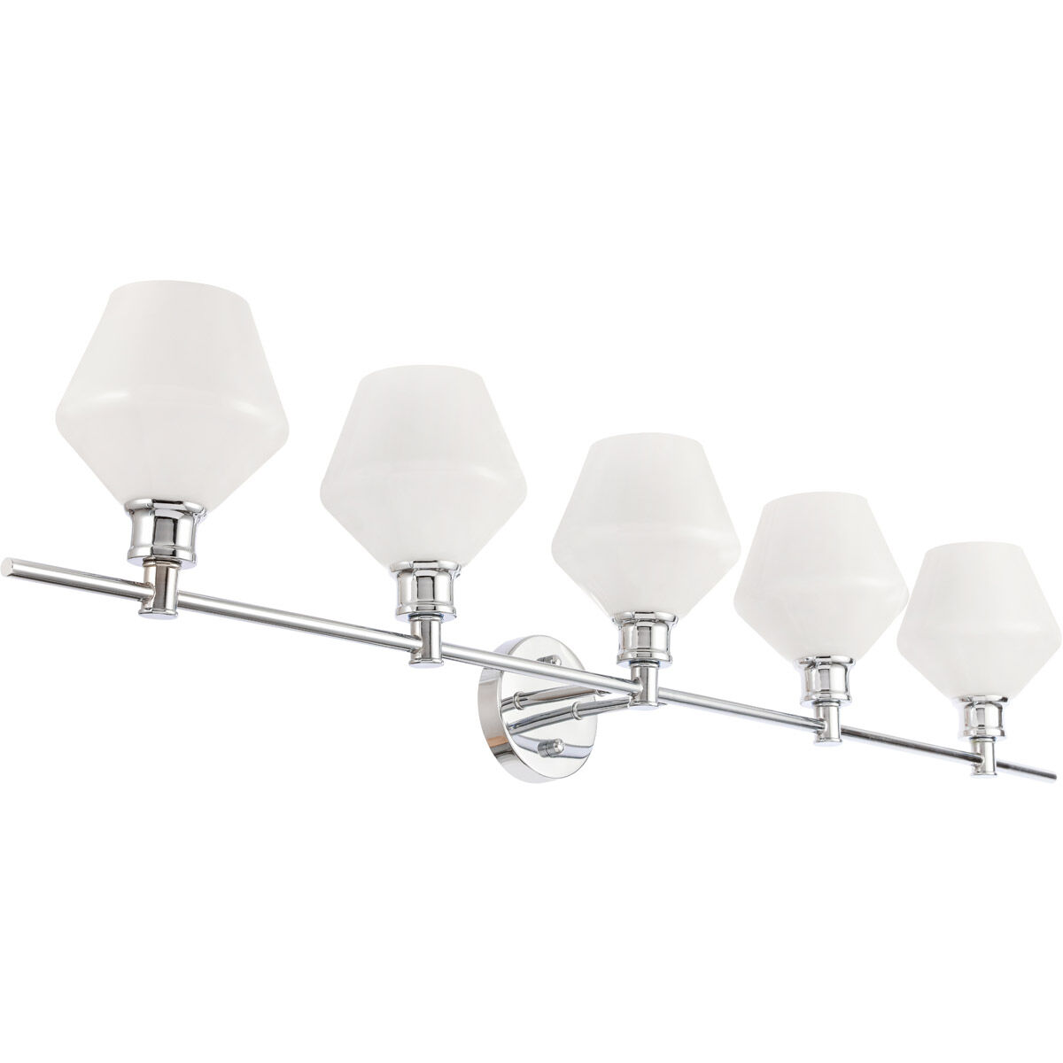 Gene 5 Light 47 inch Chrome Wall sconce Wall Light