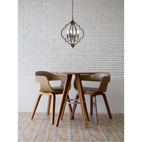 Sandara 4 Light 16 inch Weathered Oak Pendant Ceiling Light