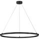 Kenna LED 33 inch Black Chandelier Ceiling Light