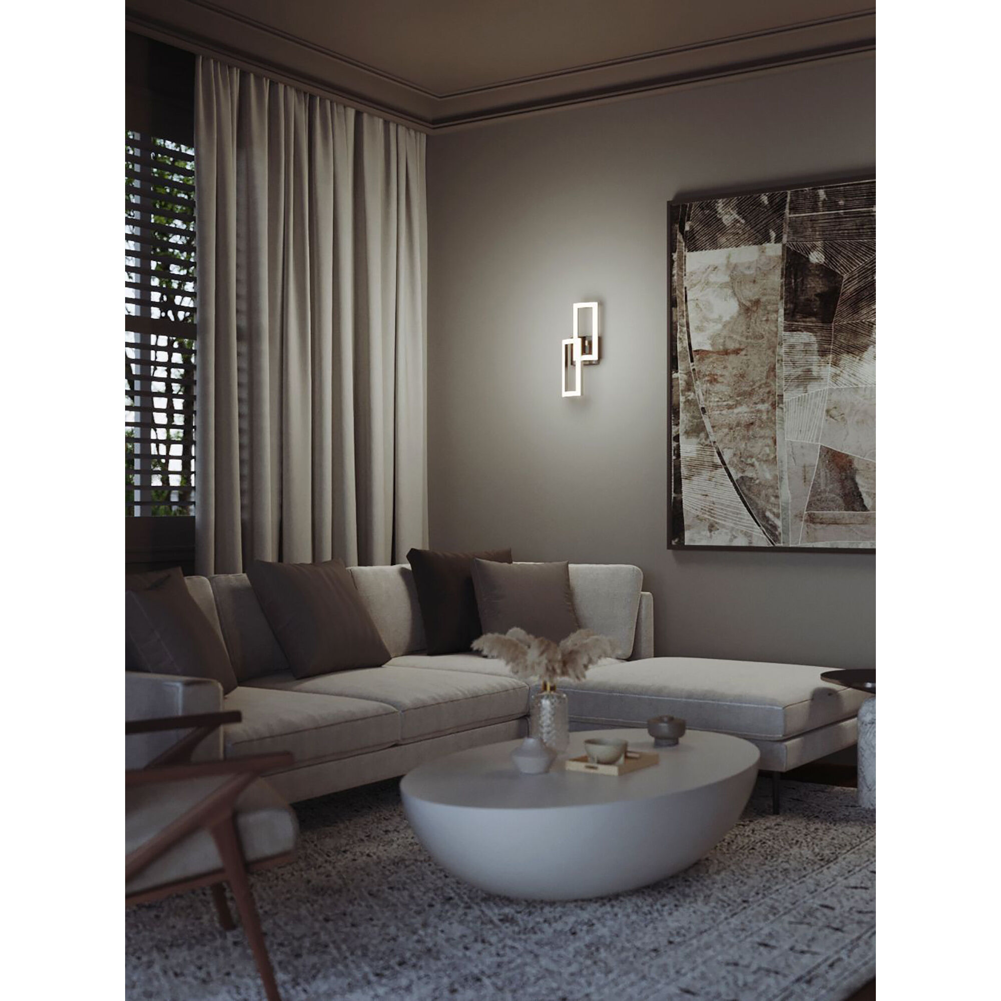 Sia LED 6.75 inch Painted Nickel ADA Sconce Wall Light