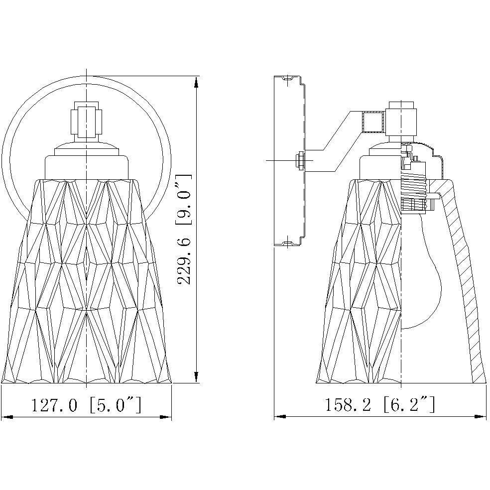 Andree Wall Sconce Wall Light in Matte Black