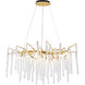 Canada 12 Light 12 inch Solid Brass Chandelier Ceiling Light