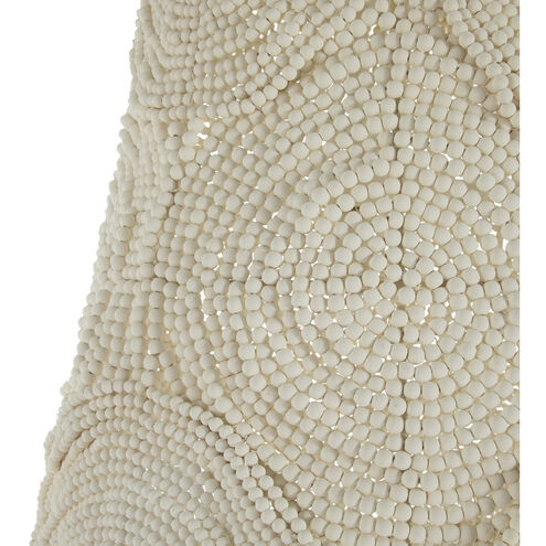 Angelina 4 Light 49 inch Winter White / Natural Chandelier Ceiling Light