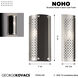 Noho 2 Light 7 inch Brushed Nickel W/ Sand Coal Sconce Wall Light