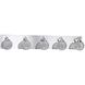 Solaro 10 Light 36 inch Chrome Vanity Light Wall Light in 5