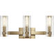 Jemsa 3 Light 22.75 inch Champagne Bronze Bath Bracket Wall Light, 3 Arm