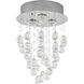 Canada 3 Light 12 inch Chrome Flush Mount Ceiling Light