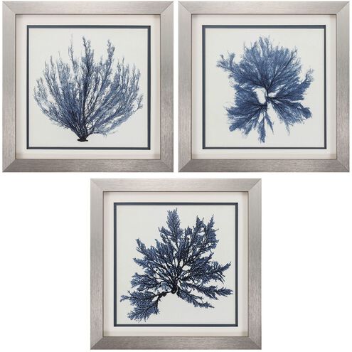 Waterside Collection Blue Framed Art