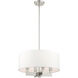 Cresthaven 4 Light 18 inch Brushed Nickel Chandelier Ceiling Light