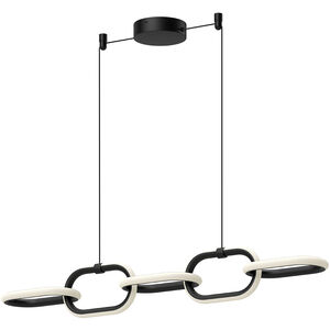 Airen LED 36.13 inch Black Linear Pendant Ceiling Light