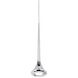 Bach LED 5 inch Chrome Pendant Ceiling Light