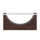 Corsa 60 X 16 inch Walnut with White Console Table