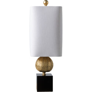 St. Martin 22.75 inch 100 watt Gold Table Lamp Portable Light