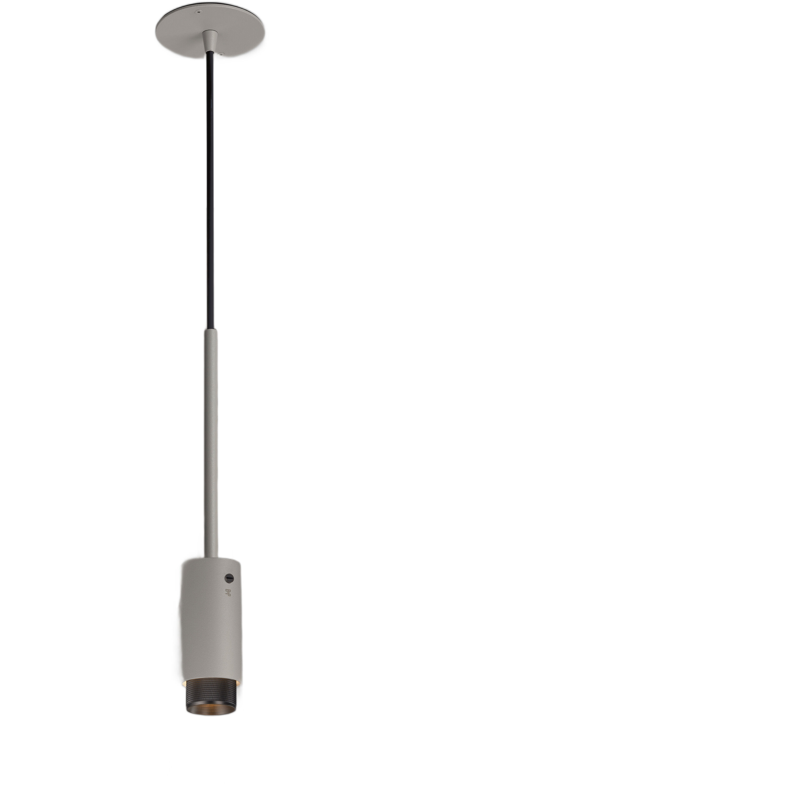 Exhaust Pendant 1 Light 110-120 Stone / Smoked Bronze Spotlight Ceiling Light