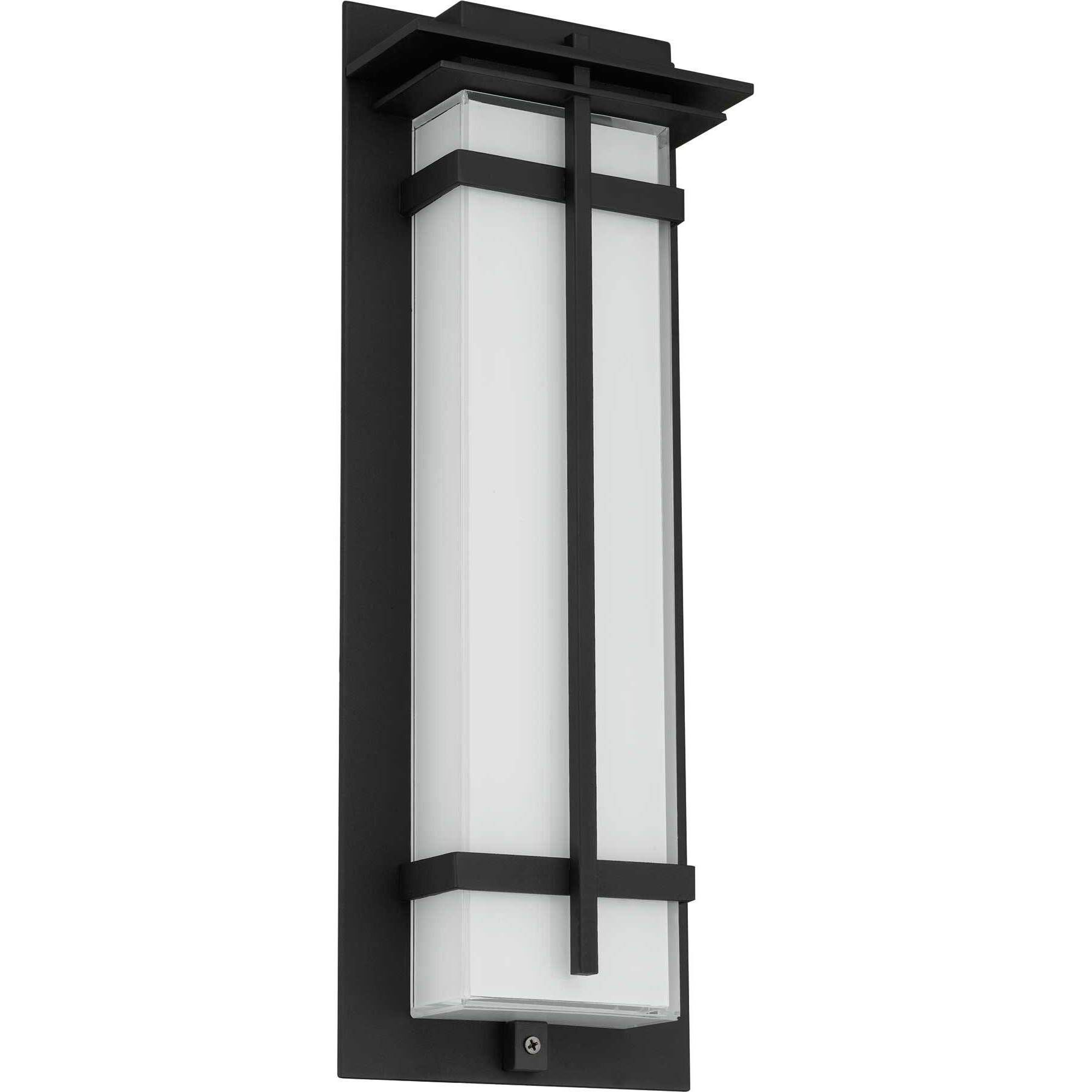 Frank LED 18 inch Sand Black Outdoor Wall Sconce