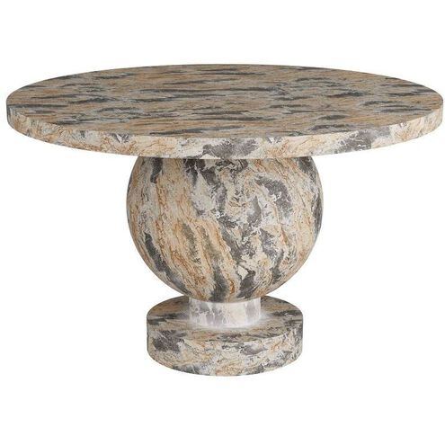 Brenna 44 inch Sahara Faux Marble Entry Table