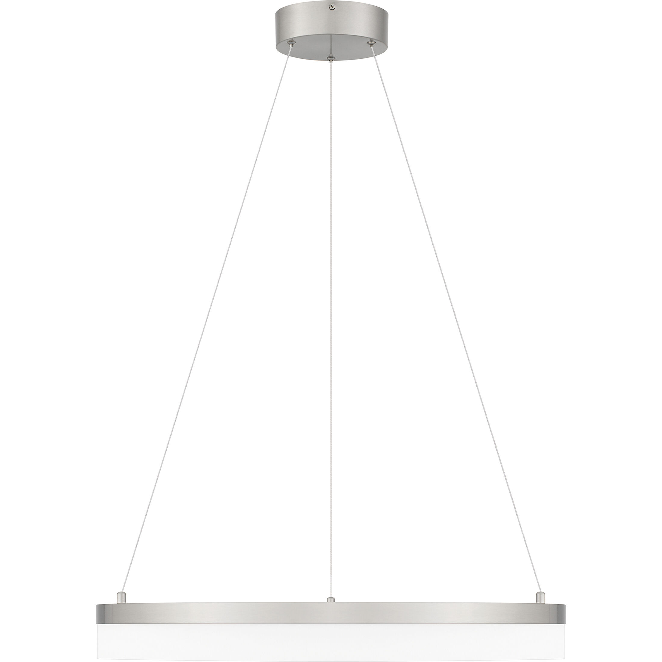 Cohen 23.5 inch Brushed Nickel Pendant Ceiling Light