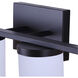 Britton 4 Light 28 inch Matte Black Vanity Fixture Wall Light