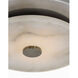 Anne-Marie Barton Lunara LED 11 inch Pewter Flush Mount Ceiling Light