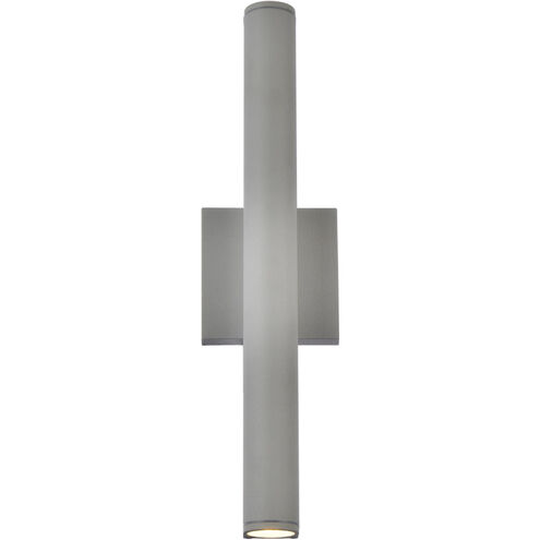 Raine 17 inch Silver Outdoor Wall Light
