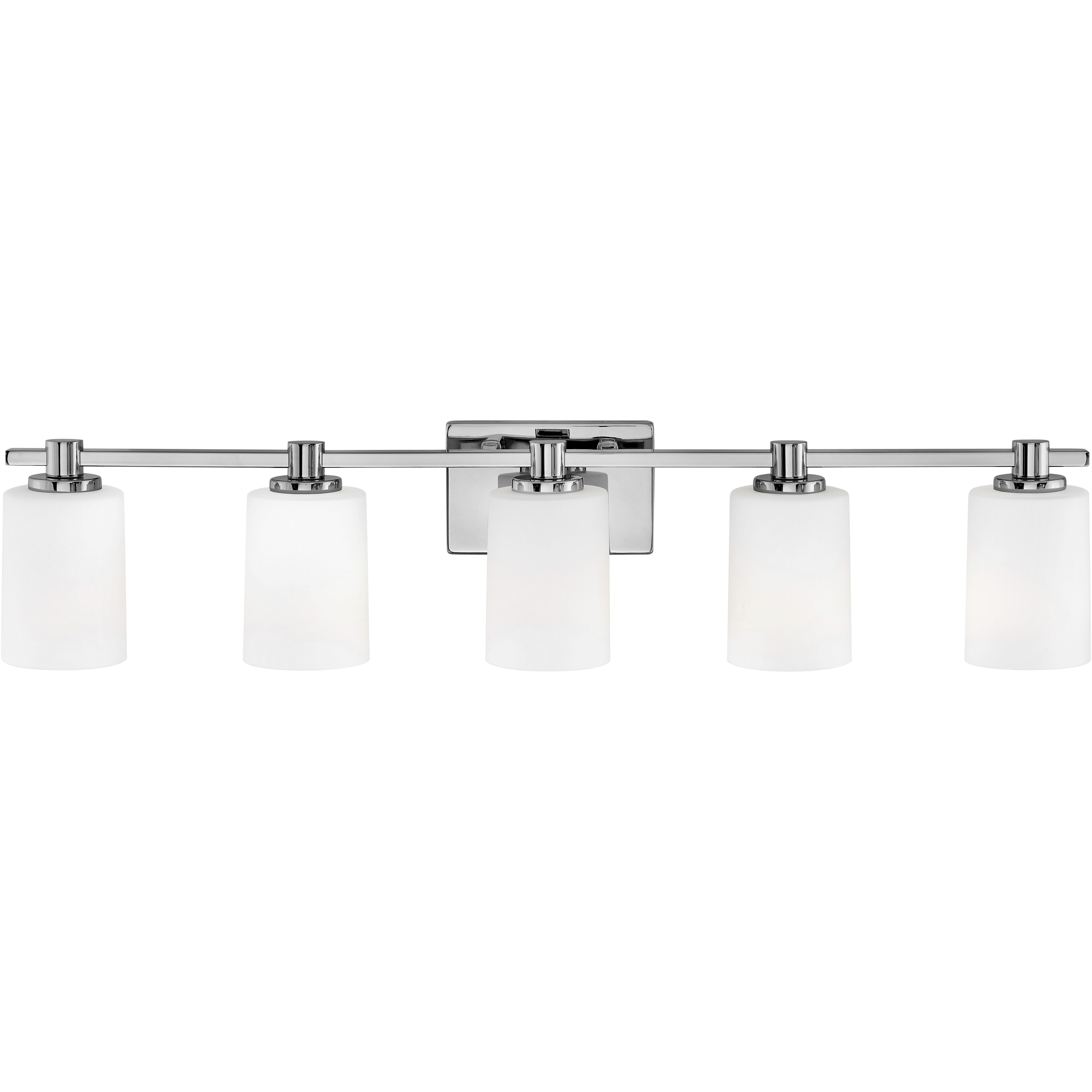 Karlie 5 Light 35.5 inch Chrome Vanity Light Wall Light