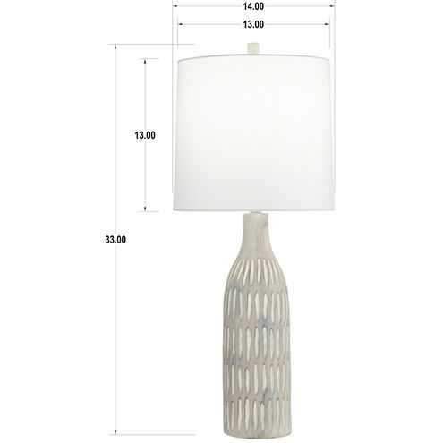 Stonewall 33 inch 150.00 watt Natural Table Lamp Portable Light