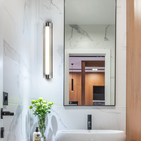 Procyon 24 inch Polished Chrome Bathroom Vanity Light Wall Light