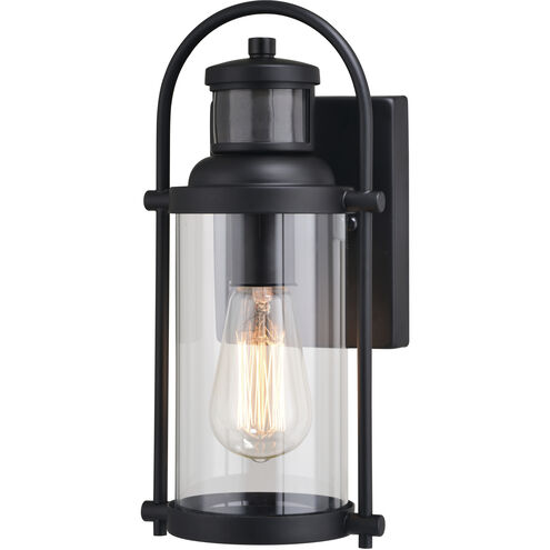 Winfield Textured Black Outdoor Motion Sensor