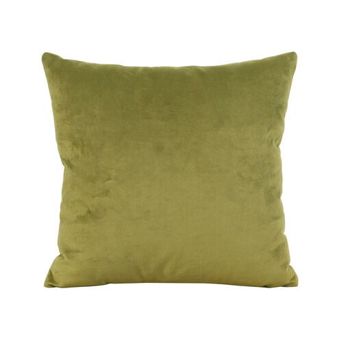 Square 20 inch Bella Moss Pillow, with Down Insert