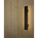 Torre 35.75 inch Sand Black Outdoor Wall Sconce